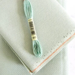 Celadon Aida Cross Stitch Fabric -Olympus Handmade Store aida cloth cross stitch fabric celadon 3