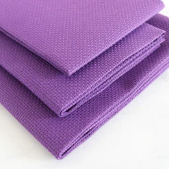 Lilac Aida Cross Stitch Fabric - 14 Count -Olympus Handmade Store aida cloth cross stitch fabric lilac 2