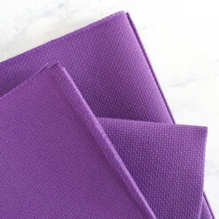 Lilac Aida Cross Stitch Fabric - 14 Count -Olympus Handmade Store aida cloth cross stitch fabric lilac 3