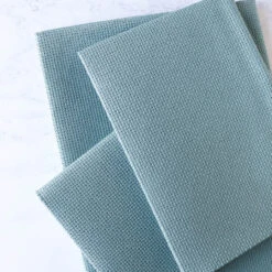 Mediterranean Sea Aida Cross Stitch Fabric -Olympus Handmade Store aida fabric cross stitch 14 count mediterranean sea blue 3