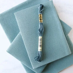 Mediterranean Sea Aida Cross Stitch Fabric -Olympus Handmade Store aida fabric cross stitch 14 count mediterranean sea blue 4