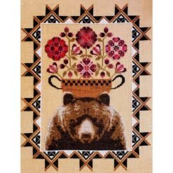 Geraldine's Flowers Cross Stitch Pattern