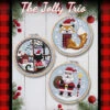 Jolly Trio Cross Stitch Pattern -Olympus Handmade Store autumn lane cross stitch pattern jolly trio