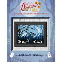 Lost Souls Cemetery Cross Stitch Pattern -Olympus Handmade Store autumn lane cross stitch pattern lost souls cemetery 04