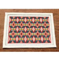 Mediterranean Folk Cross Stitch Kit - Olivine -Olympus Handmade Store avlea mediterranean folk cross stitch kit olivine 02