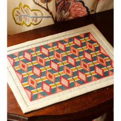 Mediterranean Folk Cross Stitch Kit - Olivine -Olympus Handmade Store avlea mediterranean folk cross stitch kit olivine 03