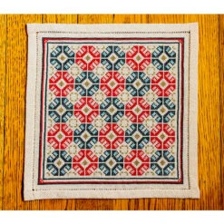 Mediterranean Folk Cross Stitch Kit - Roman Poppy -Olympus Handmade Store avlea mediterranean folk cross stitch kit roman poppy 0002 Layer2