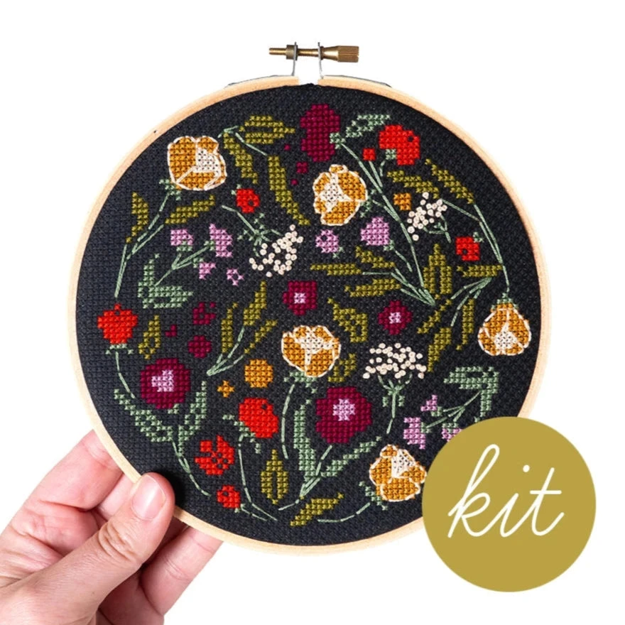 Spring Fling Cross Stitch Kit 3 Spring Fling Cross Stitch Kit