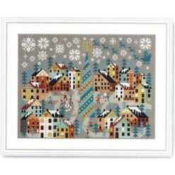 Christmas City Cross Stitch Pattern