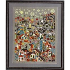 Horrorville Cross Stitch Pattern