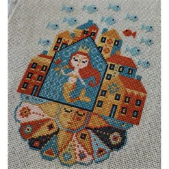 Little Red Fish Cross Stitch Pattern