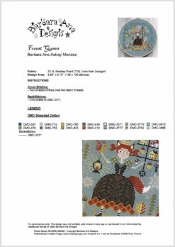 Forest Queen Cross Stitch Pattern -Olympus Handmade Store barbara ana cross stitch pattern forest queen 2