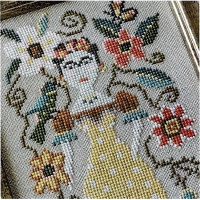 Frida Kahlo Cross Stitch Pattern 6 Frida Kahlo Cross Stitch Pattern - Image 4
