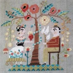Frida & Diego Cross Stitch Pattern