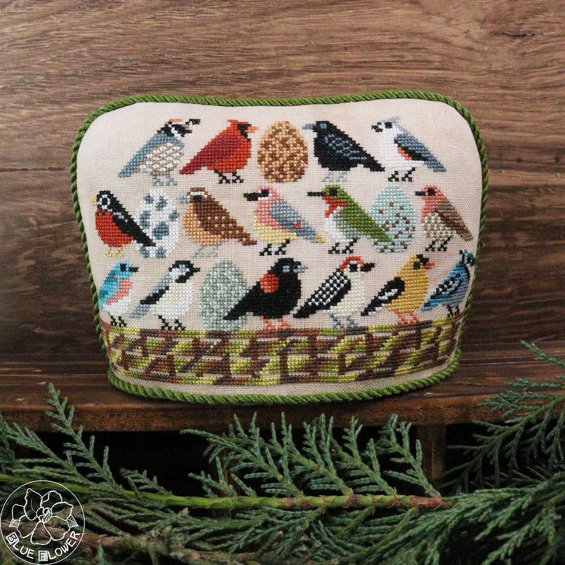 Birdie Bowl Cross Stitch Pattern 3 Birdie Bowl Cross Stitch Pattern