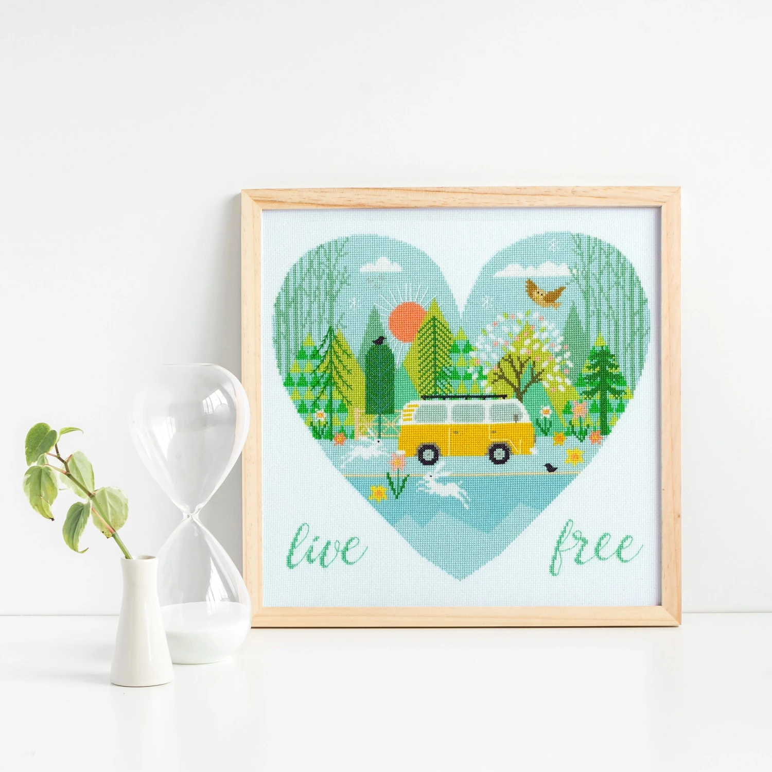 Live Free Cross Stitch Kit 4 Live Free Cross Stitch Kit - Image 2