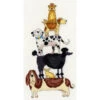 Dog Stack Cross Stitch Kit -Olympus Handmade Store bothy threads cross stitch kit dog stack