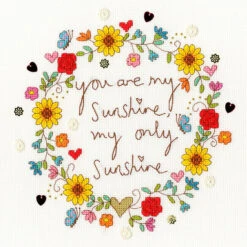 You Are My Sunshine Cross Stitch Kit