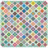 Granny Square Cross Stitch Pattern - Mardi Gras