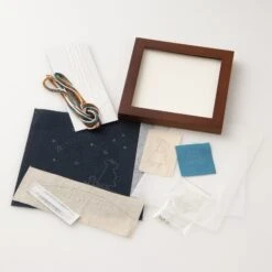 Hand Embroidery Kit - Everyday Life With Cats: Starry Sky 9 Hand Embroidery Kit - Everyday Life With Cats: Starry Sky -Olympus Handmade Store cat starry sky 04