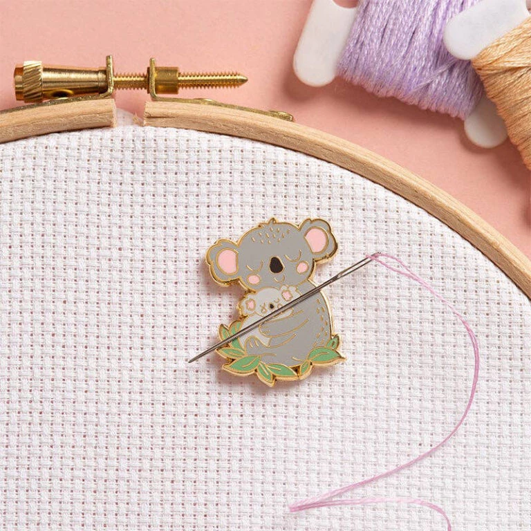 Olympus Handmade Store 43 Olympus Handmade Store -Olympus Handmade Store caterpillar cross stitch needle minder koala 01 768x768 1