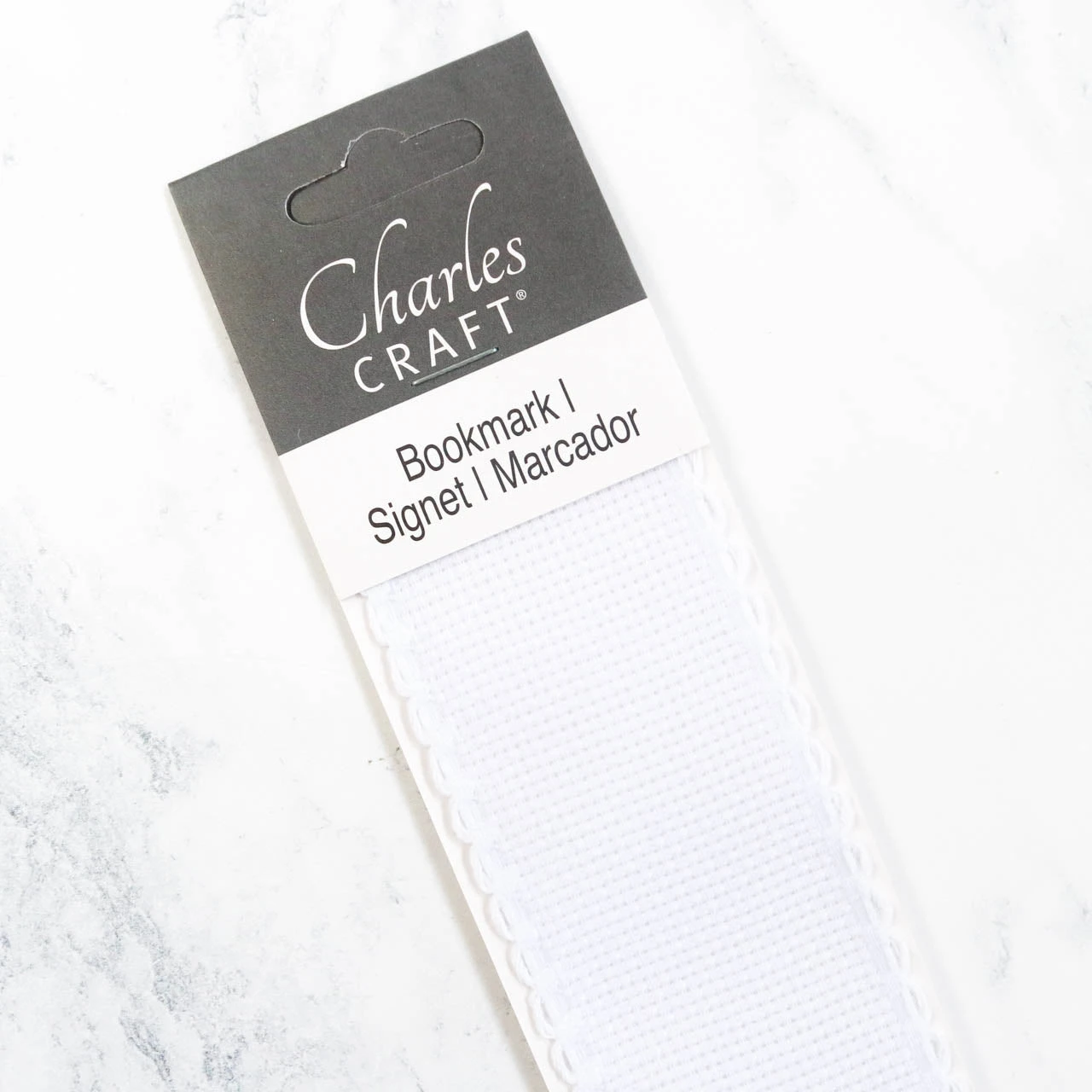 Aida Pre-Finished Lace Edge Bookmark 4 Aida Pre-Finished Lace Edge Bookmark - Image 2