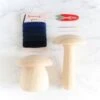 Clover Wooden Darning Mushroom Set -Olympus Handmade Store clover darning mushroom set 03