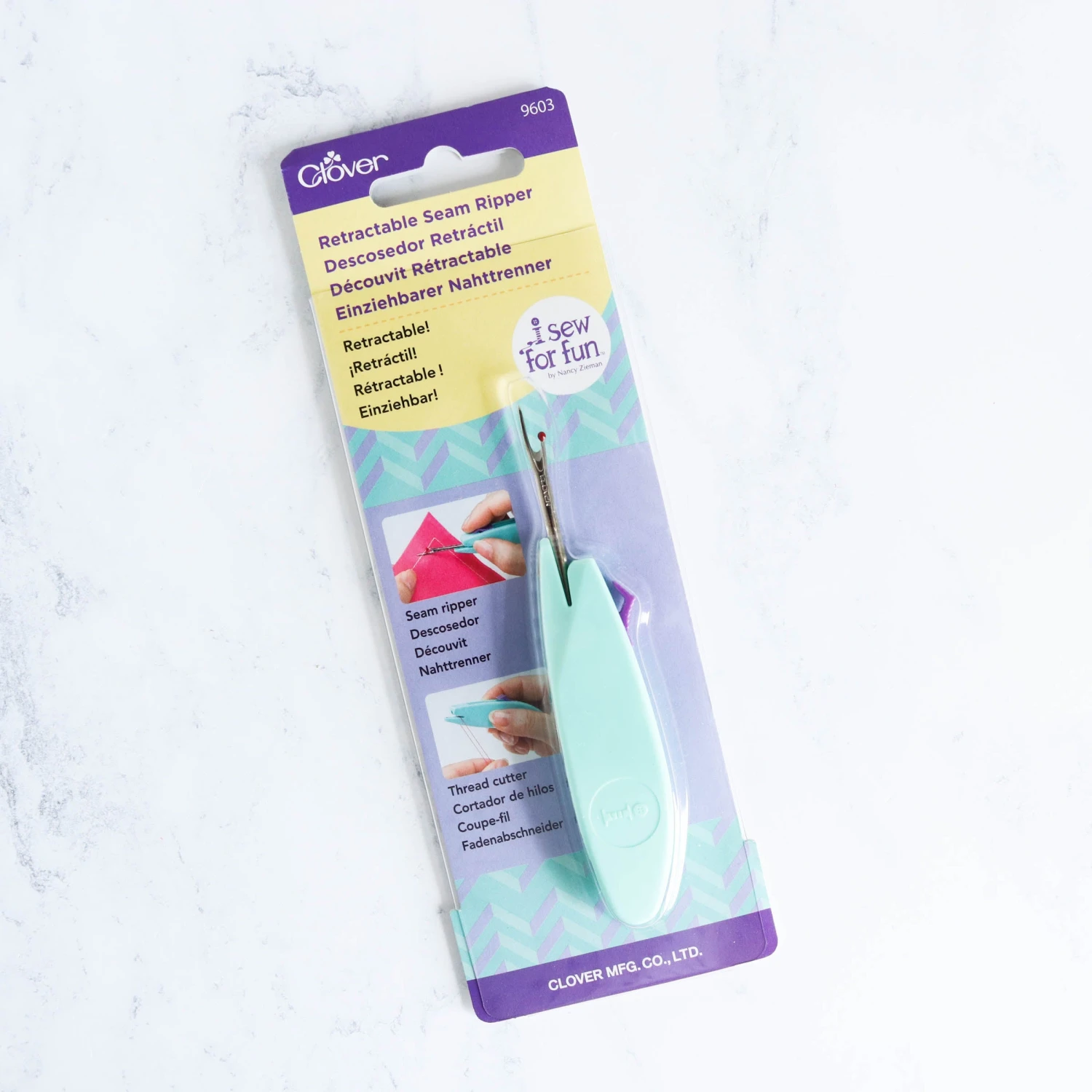 Clover Retractable Seam Ripper And Thread Cutter 8 Clover Retractable Seam Ripper And Thread Cutter - Image 6