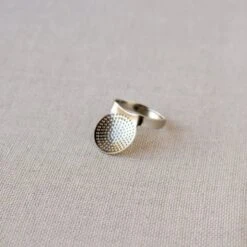 Clover Adjustable Metal Palm Thimble For Sashiko
