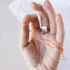 Clover Adjustable Metal Palm Thimble For Sashiko -Olympus Handmade Store clover sashiko thimble metal 3