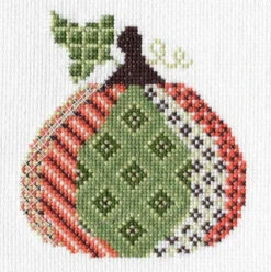 Patterned Pumpkin Cross Stitch Kit - Set Of 4 -Olympus Handmade Store colonial needle cross stitch kit patterned pumpkin 4 01 1d0cd2eb 9d3f 460f a2c2 66e44f4ad9b9