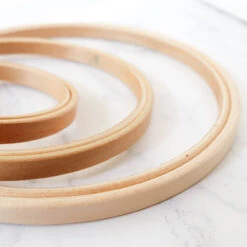 Round Edge Wood Embroidery Hoop -Olympus Handmade Store colonial needle round edge wood embroidery hoops 3