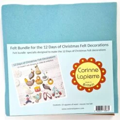Felt Bundle For 12 Days Of Christmas Ornaments -Olympus Handmade Store corinne lapierre felt craft kit 12 days felt bundle 0003 Layer1