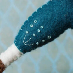 12 Days Of Christmas Felt Ornament Kit - Lord-a-Leaping -Olympus Handmade Store corinne lapierre felt craft kit 12 days lord leaping 0002 Layer3