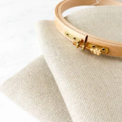 20-count Cork Linen Cross Stitch Fabric - Natural/Raw -Olympus Handmade Store cork linen 20 count cross stitch fabric 10