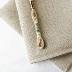 20-count Cork Linen Cross Stitch Fabric - Natural/Raw -Olympus Handmade Store cork linen 20 count cross stitch fabric 9