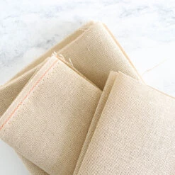 20-count Cork Linen Cross Stitch Fabric - Summer Khaki 9 20-count Cork Linen Cross Stitch Fabric - Summer Khaki -Olympus Handmade Store cork linen cross stitch fabric summer khaki 3