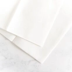 Cotton Hand Embroidery Fabric - White