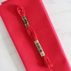 Cotton Hand Embroidery Fabric - Rose -Olympus Handmade Store cosmo lecien cotton embroidery fabric 22 rose 4