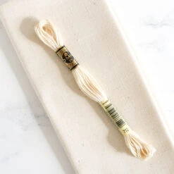 Cotton Hand Embroidery Fabric - Ivory -Olympus Handmade Store cosmo lecien cotton embroidery fabric 35 ivory 4