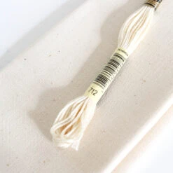 Cotton Hand Embroidery Fabric - Ivory -Olympus Handmade Store cosmo lecien cotton embroidery fabric 35 ivory 5