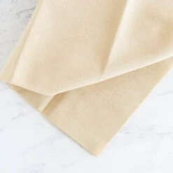 Cotton Hand Embroidery Fabric - Light Honey