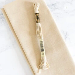 Cotton Hand Embroidery Fabric - Light Honey -Olympus Handmade Store cosmo lecien cotton embroidery fabric 50 light honey 4