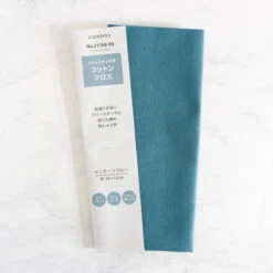 Cotton Hand Embroidery Fabric - Vintage Blue Gray -Olympus Handmade Store cosmo lecien cotton embroidery fabric 90 vintage blue gray 2