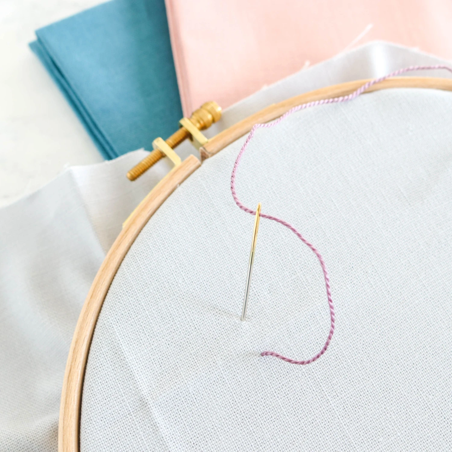 Cotton Hand Embroidery Fabric - White 8 Cotton Hand Embroidery Fabric - White - Image 6