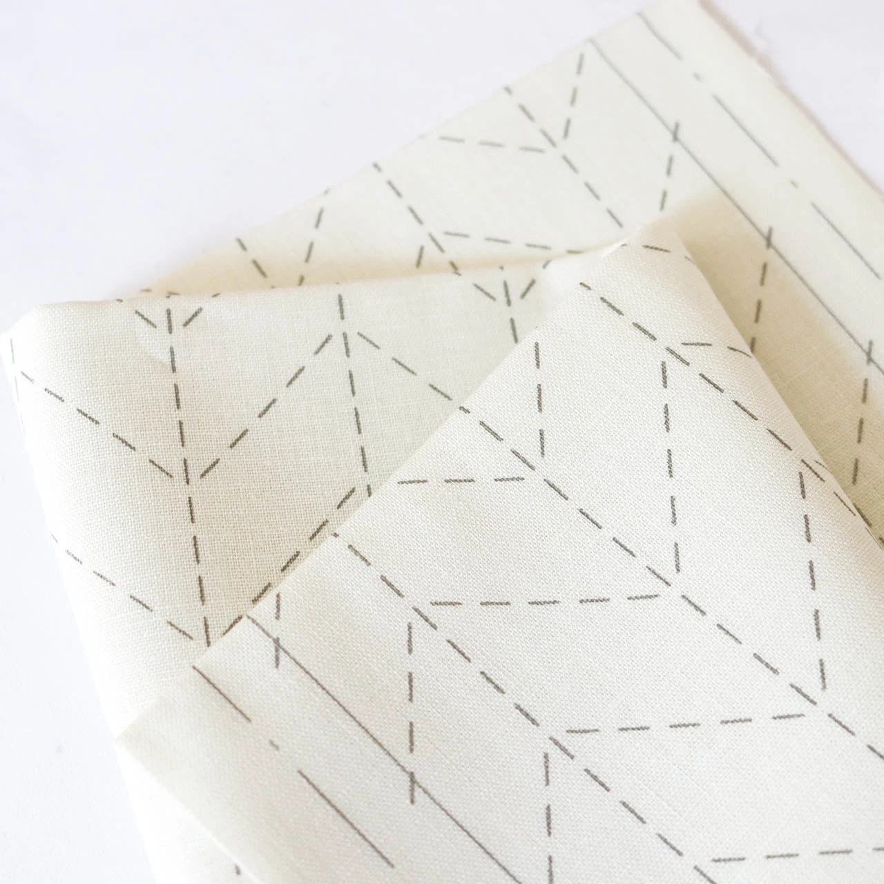 Hidamari Preprinted Sashiko Cloth - Sugiaya (Herringbone) 4 Hidamari Preprinted Sashiko Cloth - Sugiaya (Herringbone) - Image 2