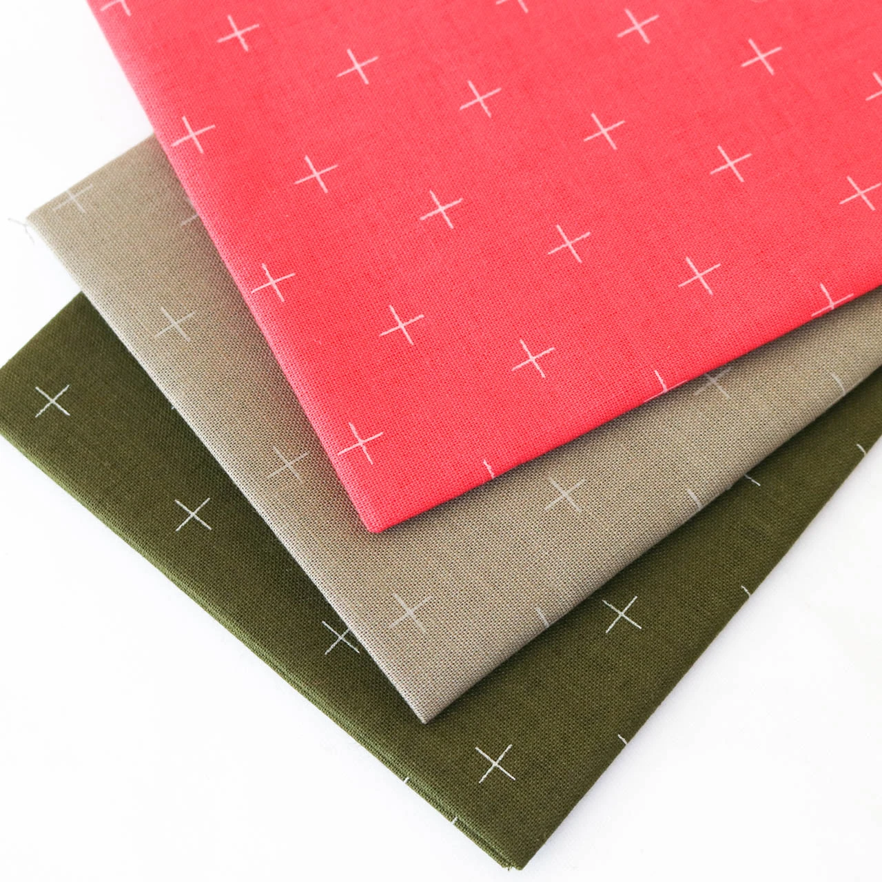 Hidamari Preprinted Sashiko Cloth - Kasuri (Crosses) 8 Hidamari Preprinted Sashiko Cloth - Kasuri (Crosses) - Image 6