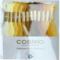 Cosmo Embroidery Floss Thread Pack - Golden Wheat -Olympus Handmade Store cosmo thrread pack golden 02 9b6cd59e b2b8 48ac bf9b 71d72a010ef3