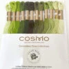 Cosmo Embroidery Floss Thread Pack - Leafy Green -Olympus Handmade Store cosmo thrread pack leafy green 10