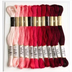 Cosmo Embroidery Floss Thread Pack - Set Of 5 -Olympus Handmade Store cosmo thrread pack red camellia 09 b25d25cb 7b6e 4bca 9bc8 a29e669a8aee